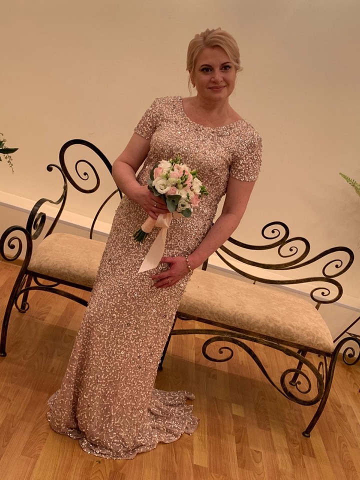 Платье для второй свадьбы Adrianna Papell напрокат в Москве